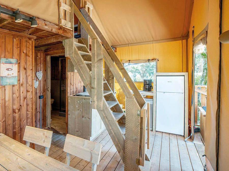 Weekend Glamping Resort - Safarizelt 5 personen - Safari Lodge in San Felice del Benaco, Gardasee-Berge