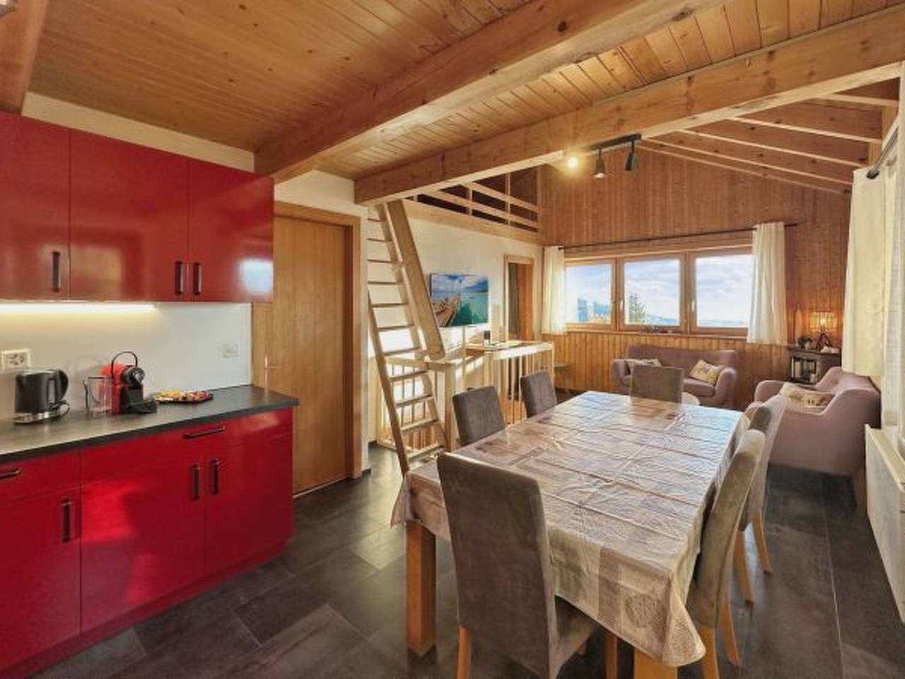 Ferienhaus für 5 Personen mit Terrasse in Anzère, Ayent