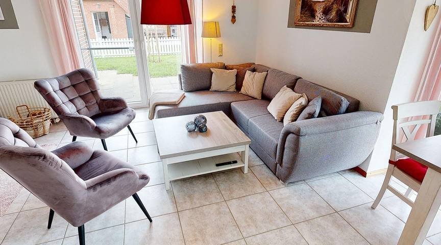 Ferienhaus für 6 Personen, mit Garten