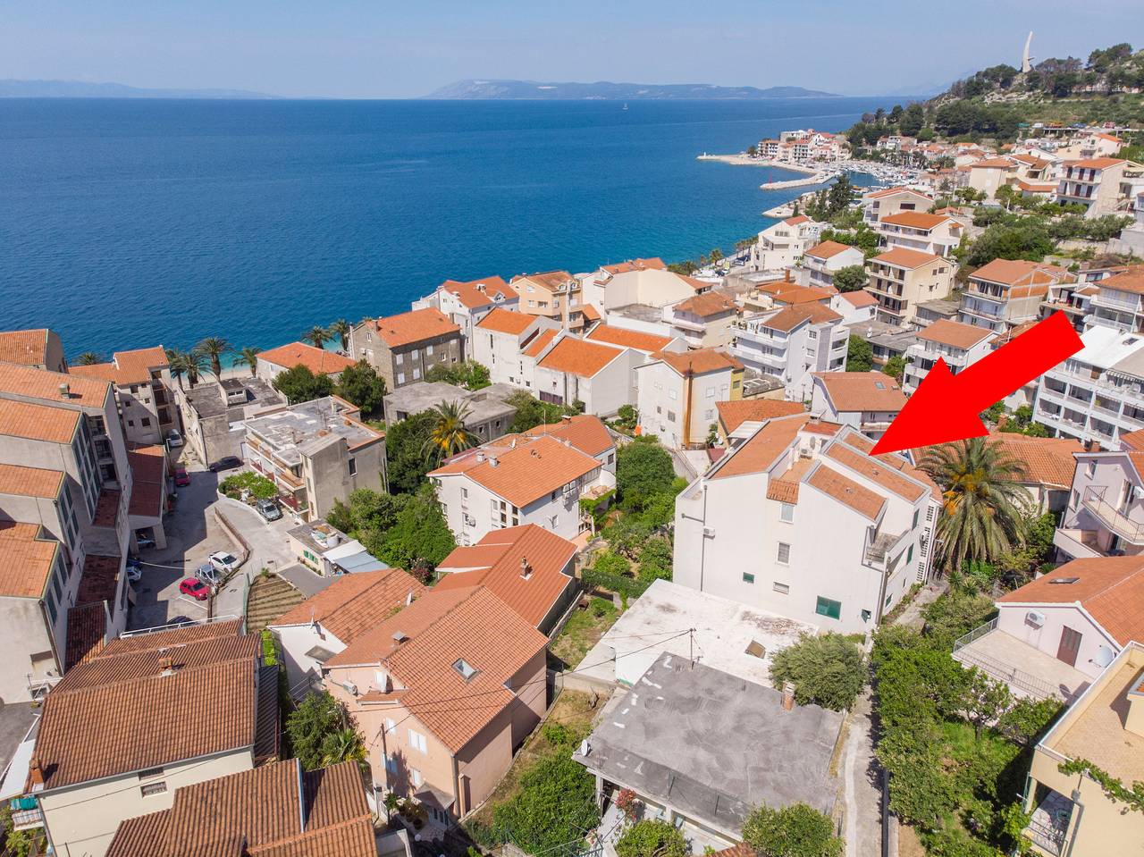 Apartamento entero, Apartments and Room Sun & Sea in Podgora, Rivera de Makarska