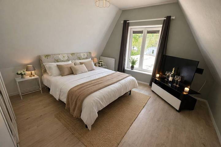 Maison de vacances pour 8 personnes, avec jardin et jacuzzi, animaux acceptés