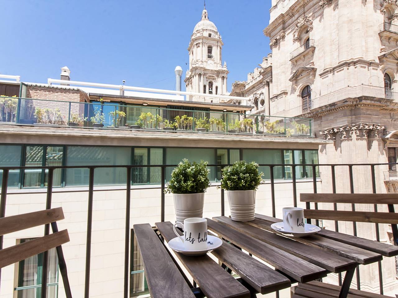 Appartement entier, Appartement lumineux 2 chambres avec vue cathédrale à Málaga in Malaga Centro Historico, Malaga