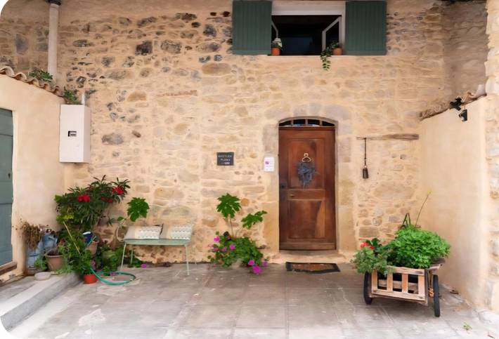 Gîte pour 6 personnes, avec vue et balcon à Le Chaffaut-Saint-Jurson - 2