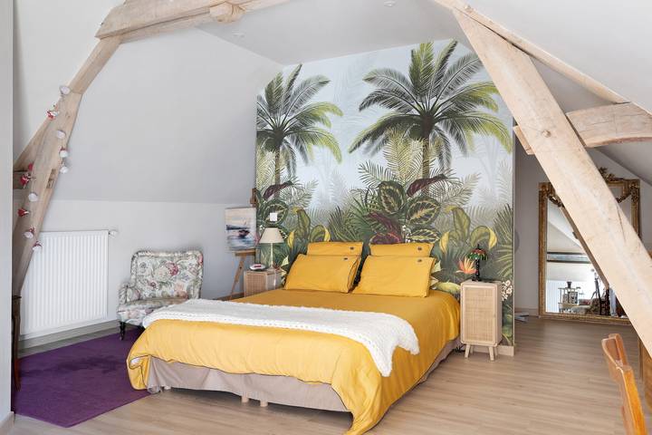 Chambre d’hôte pour 3 personnes, avec Jardin dans Chateau Du Rivau - Chateau De La Loire