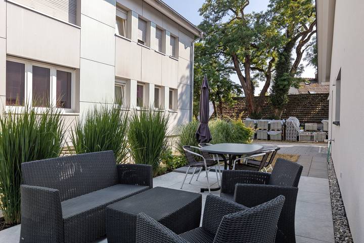 Ferienwohnung für 4 Personen, mit Balkon und Garten in Moos