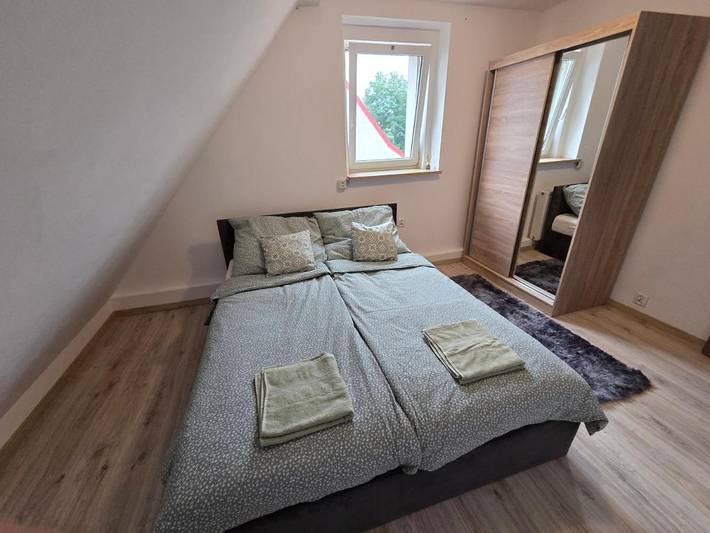 Ferienwohnung für 3 Personen, mit Garten