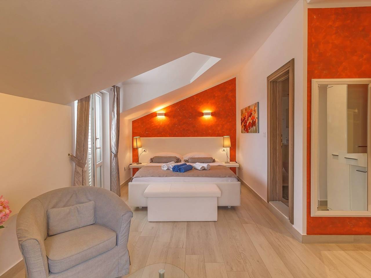 Ganze Wohnung, Villa Mirosa-Superior triple Room with Balcony and Sea View ( 8 ) in Mljet