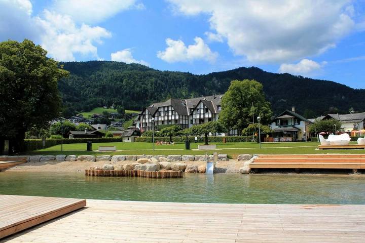 Hostel für 2 Personen, mit Terrasse und Garten in St. Gilgen