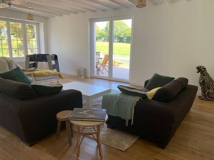 Location de vacances pour 11 personnes, avec terrasse ainsi que jardin et vue, animaux acceptés à Bellême - 4