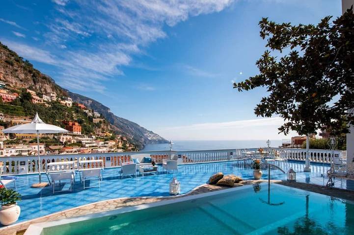 Villa mit pool für 12 Personen, mit Garten und Whirlpool in Positano