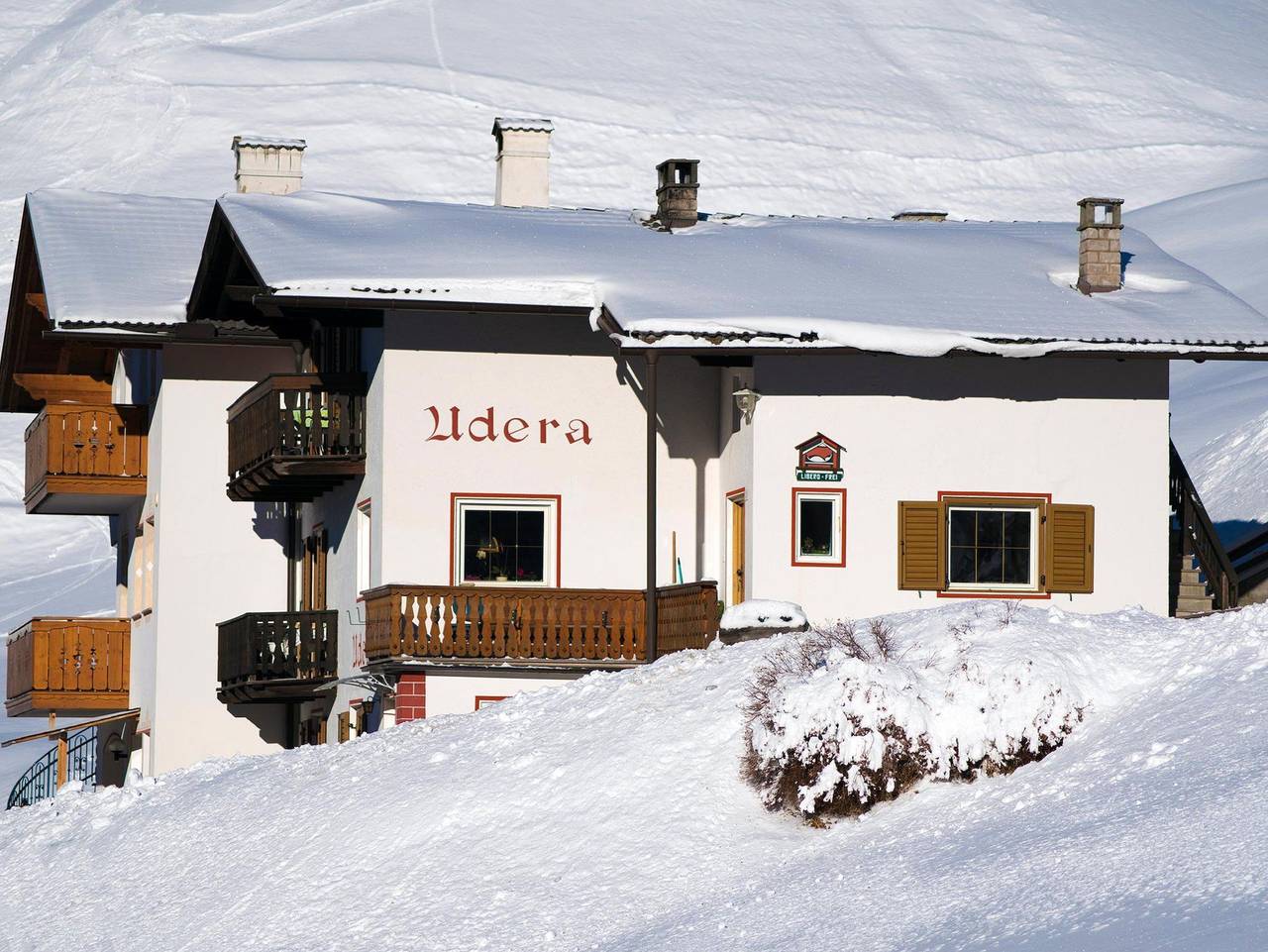 Ganze Ferienwohnung, Apartments Udera - Apartment Alpina (2 bis 3 Personen) in Daunëi, Wolkenstein