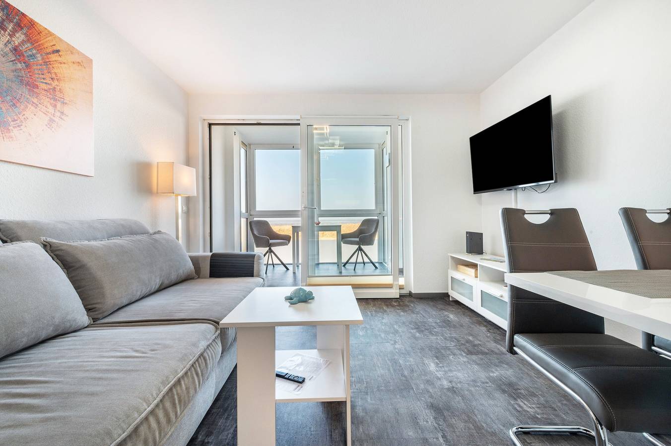 Ganze Wohnung, Ferienwohnung 'Hochparterre' mit Meerblick, Balkon und Wi-Fi in Sahlenburg Strand, Cuxhaven