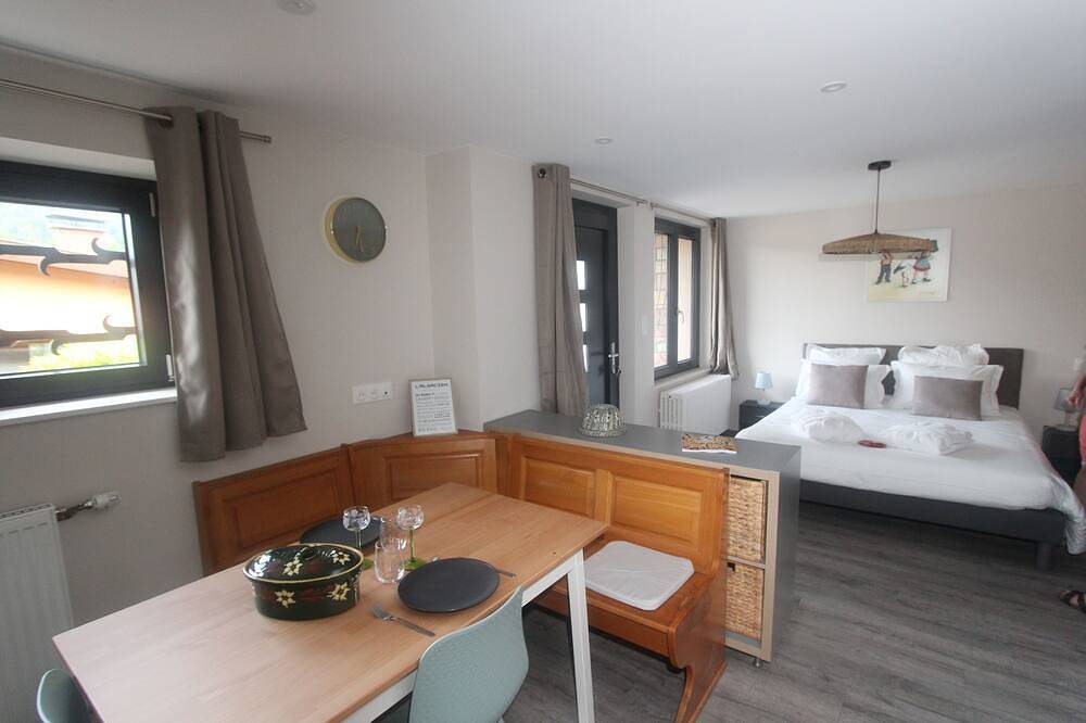 Entire apartment, L'impasse en duo : Studio 2 Personnes Avec spa Privatif in Munster (Haut-Rhin), Parc naturel régional des Ballons des Vosges