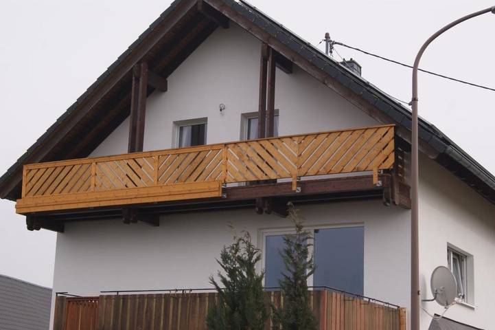 Ferienwohnung für 5 Personen, mit Balkon und Terrasse sowie Garten und Ausblick in Geierlay Hängeseilbrücke - 3