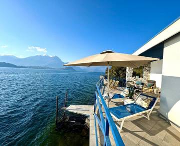 Villa pour 6 personnes, avec jardin ainsi que vue sur le lac et terrasse, animaux acceptés à Commune de Varenna