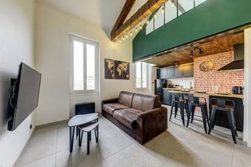 Gîte pour 4 personnes, avec vue à Pierre-Bénite