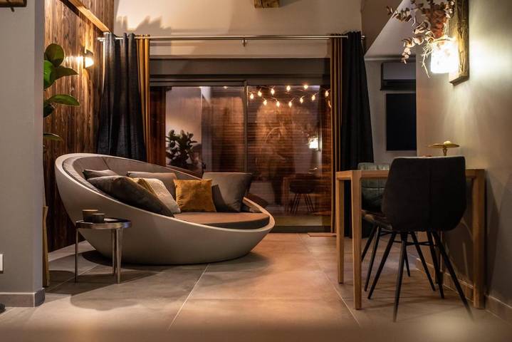 Chambre d’hôte pour 2 personnes, avec jacuzzi ainsi que sauna et jardin