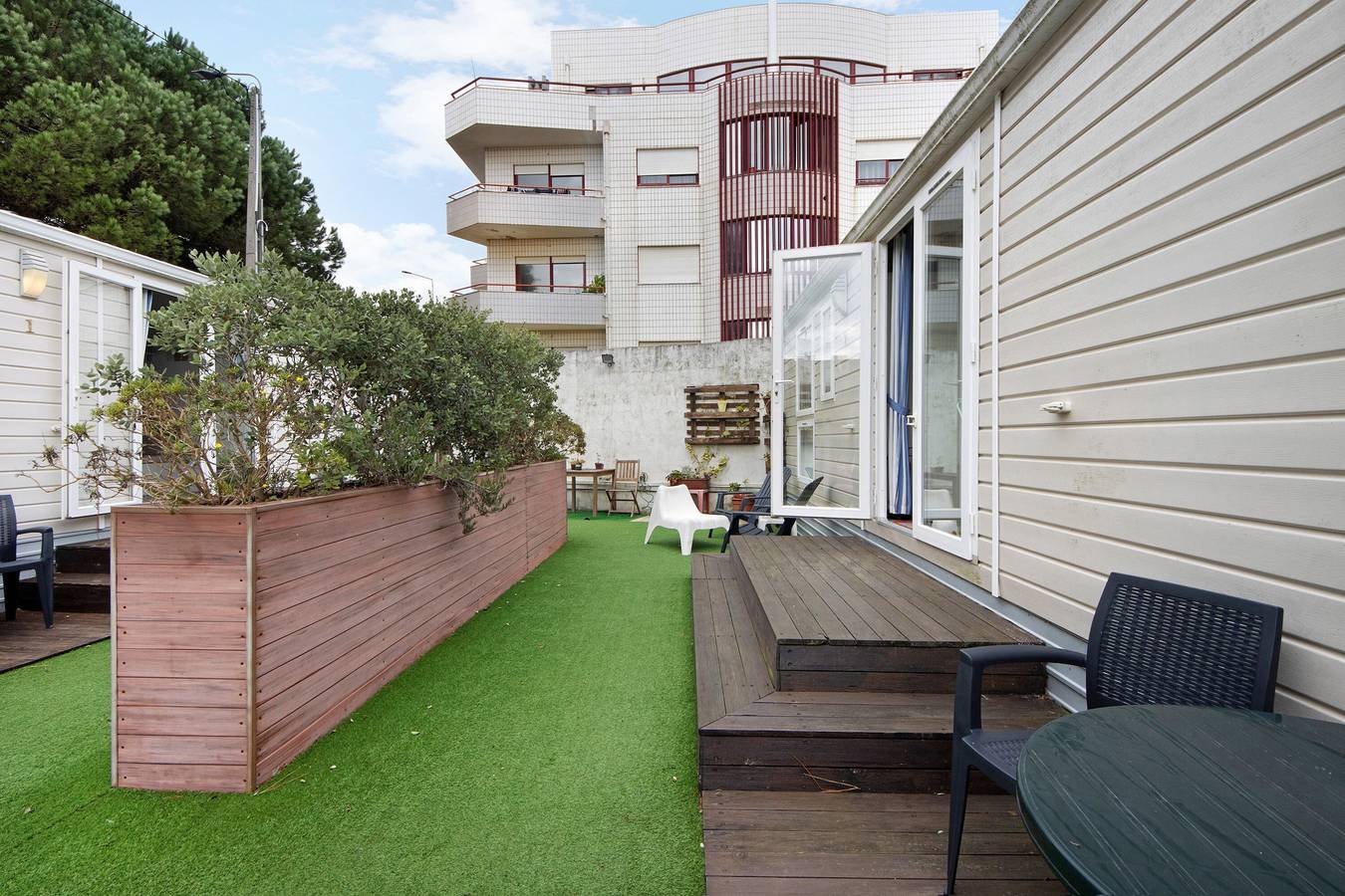 Casa móvel "Villa Granja Sol 2" com jardim partilhado e Wi-Fi in São Félix da Marinha