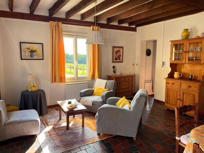 Location de vacances pour 3 personnes, avec Jardin et Vue dans Leugny - 4