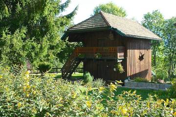 Maison de campagne pour 4 personnes, avec balcon et jardin dans Semnoz