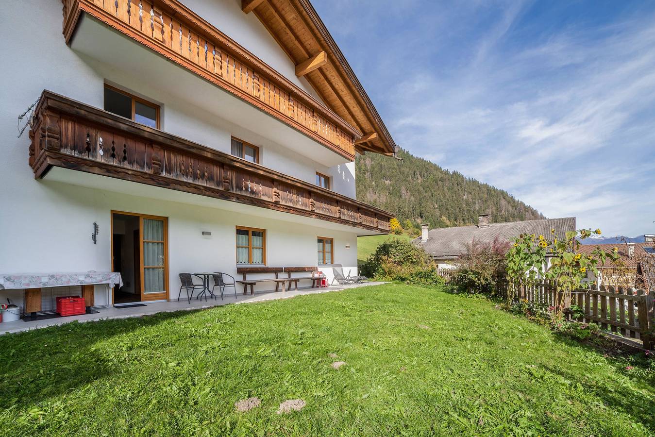 Ganze Wohnung, Ferienwohnung "Parigger Apt Lavendel" mit Bergblick, Gemeinschaftsgarten und Wlan in Bichl (Ratschings), Ratschings