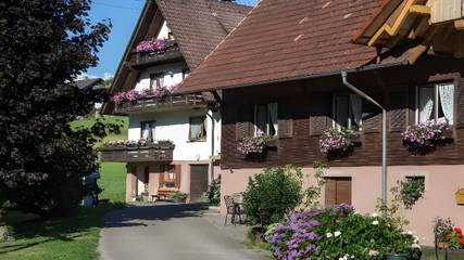 Cottage pour 2 personnes, avec jardin à Oberharmersbach
