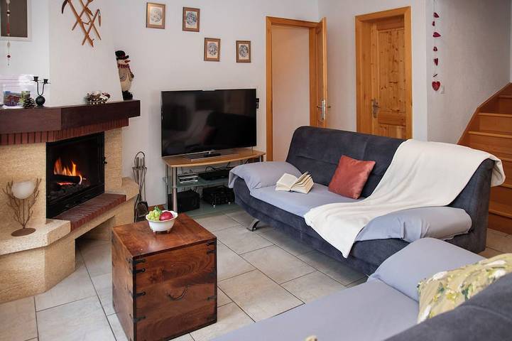 Location de vacances pour 6 personnes, avec terrasse et balcon/terrasse à Chamoson