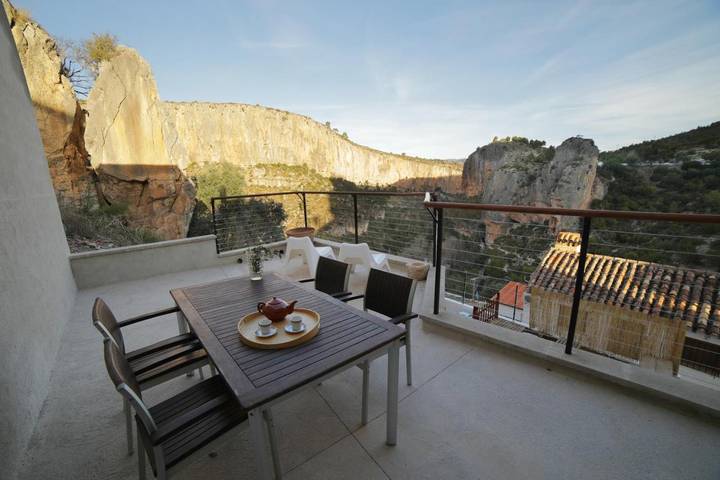 Maison de campagne pour 2 personnes, avec Terrasse ainsi que Jardin et Vue à Chulilla - 3