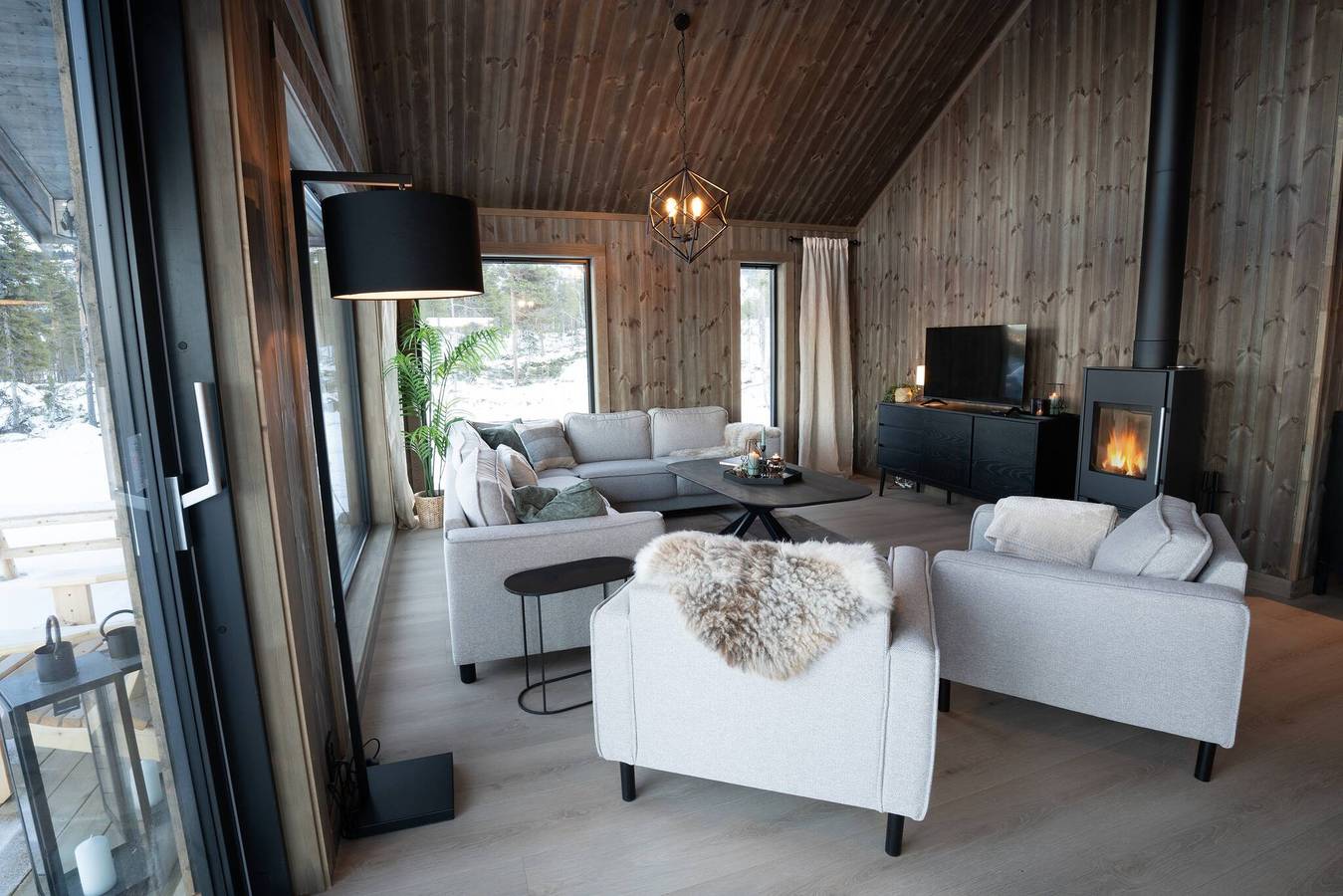 Luxus-Ferienhaus, Skifahren, Sauna, Remote-Büro in Nesbyen