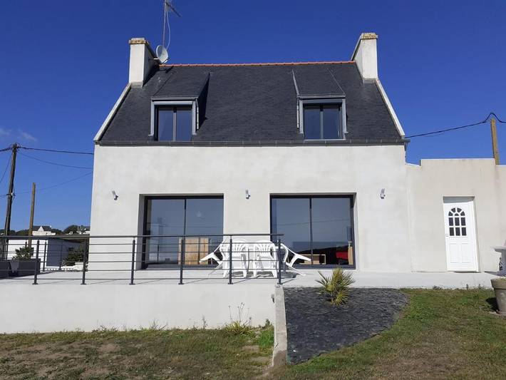 Maison de vacances pour 7 personnes, avec Terrasse et Vue dans Port de Pors Poulhan