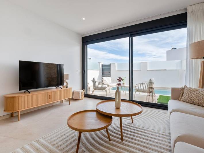 Casa rural para 6 personas, con piscina y jardín en Santiago de la Ribera - 3