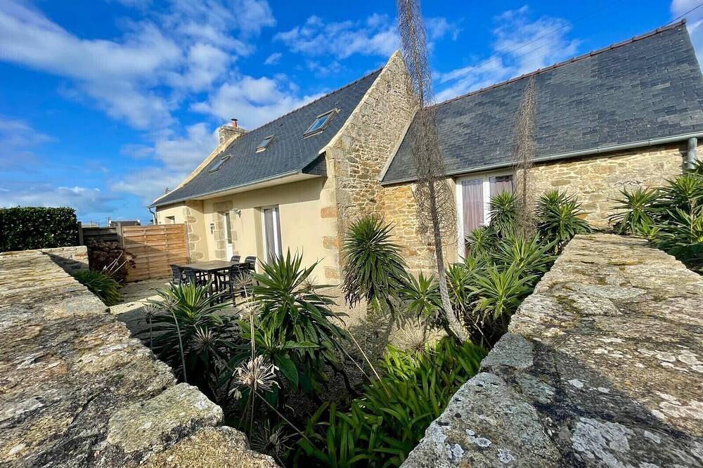 Bisquine-Gîte-Gartenblick-Eigenes Badezimmer-Familie in Santec, Ceinture Dorée