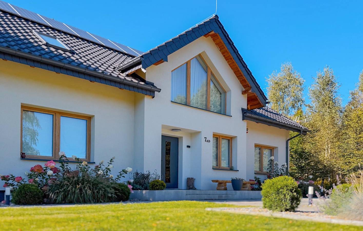 Ferienhaus für 8 Personen mit Ausblick in Powiat Olsztyński