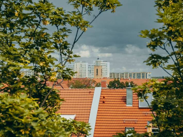 Ferienwohnung für 3 Personen, mit Balkon und Ausblick in Erfurt