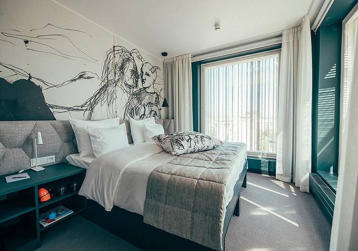 Hôtel pour 2 personnes, avec terrasse et vue, animaux acceptés