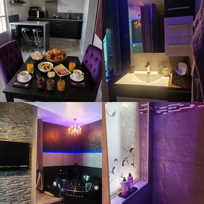 Hôtel pour 2 personnes, avec Balcon ainsi que Jacuzzi et Vue