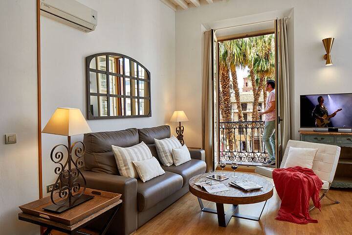 Apartamento entero, Apartamento con Balcón - vistas in Malaga Centro Historico, Málaga