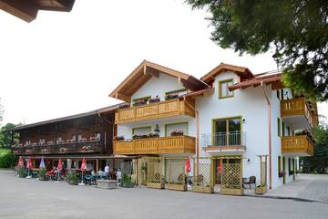 Pension pour 4 personnes, avec balcon et jardin, adapté aux familles à Prien am Chiemsee