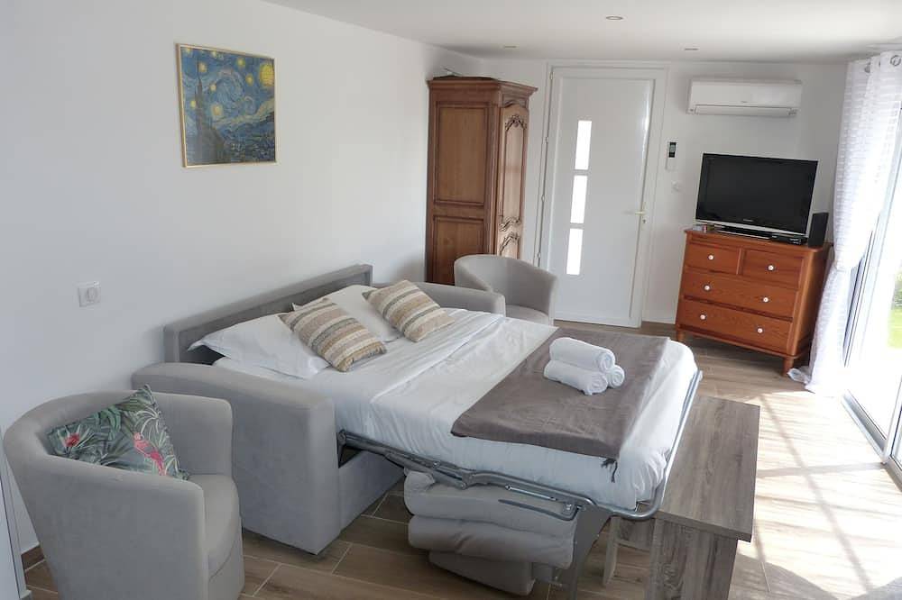 Mini villa T2 climatisée, vue mer, cosy & moderne in Olmeto, Arrondissement de Sartène