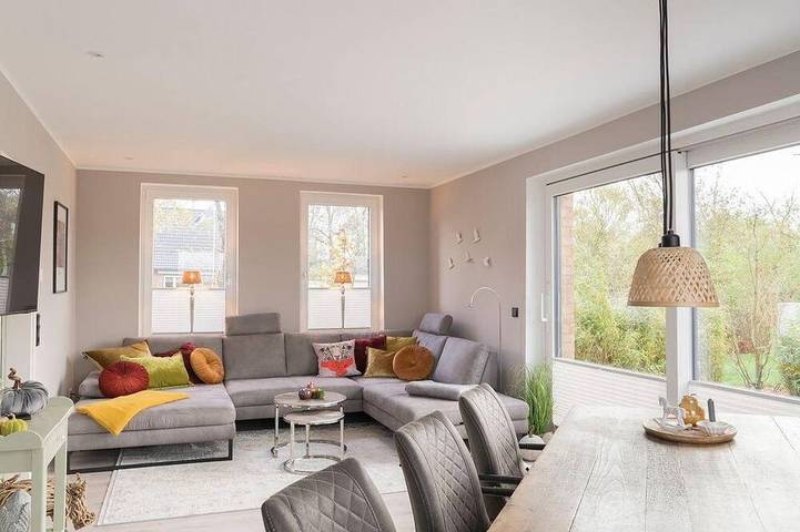 Ferienhaus für 6 Personen, mit Terrasse und Garten sowie Sauna in Osterhever