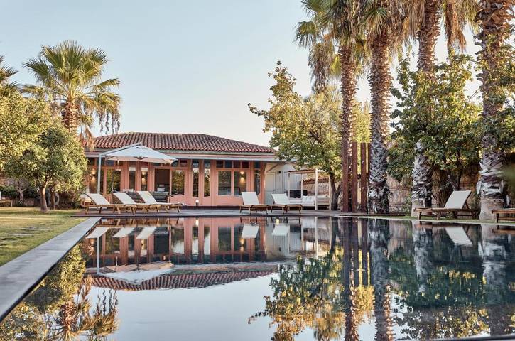 Villa pour 4 personnes, avec jardin ainsi que piscine et vue à Bodrum