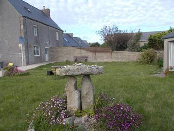 Gîte pour 5 personnes, avec jardin et vue à Île de Batz