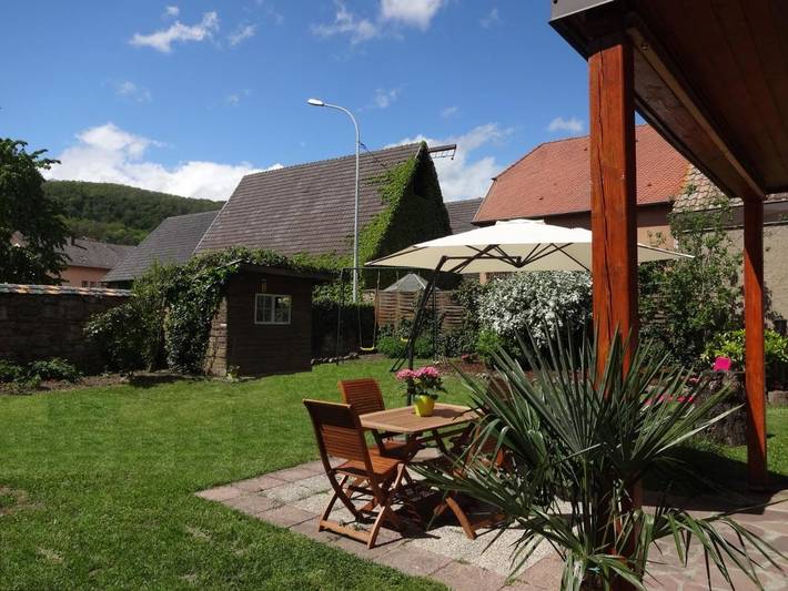 Maison de vacances pour 5 personnes, avec Terrasse ainsi que Jardin et Vue