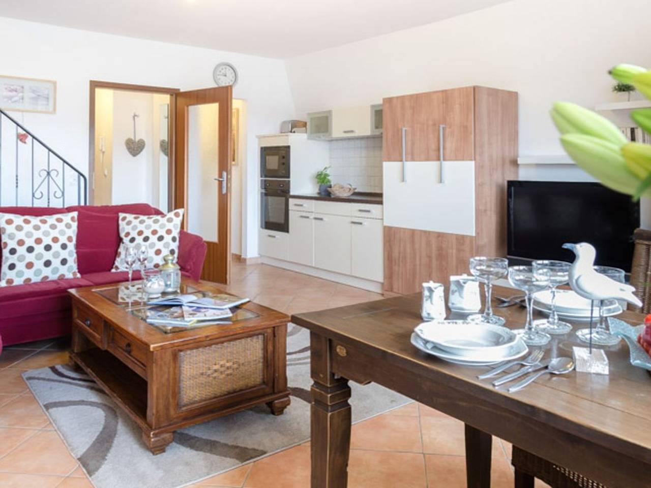 Ganze Ferienwohnung, Ornum 23 - Haus Ornum: Großzügige 2 Zimmer-Maisonettewhg. für 2-4 Personen mit Schwimmbad in Westerland, Sylt (Gemeinde)