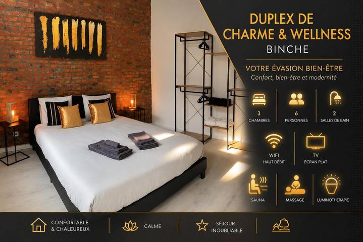 Appartement de vacances pour 4 personnes, avec Jacuzzi ainsi que Terrasse et Sauna