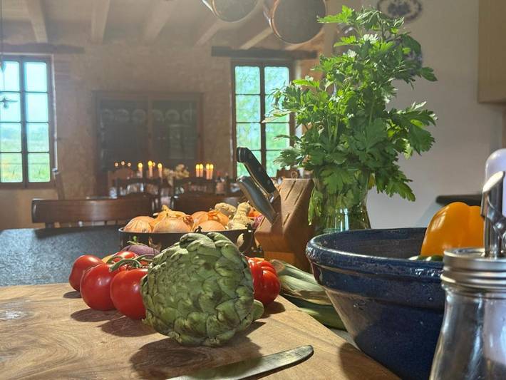 Location de vacances pour 2 personnes, avec piscine et jardin ainsi que terrasse et vue à Fauroux - 2