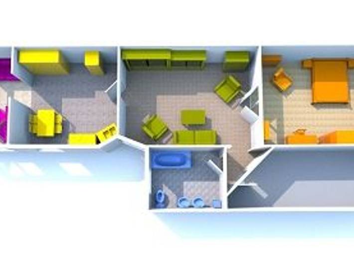 Ferienwohnung für 2 Personen, mit Garten und Seeblick sowie Ausblick in Malchow - 2