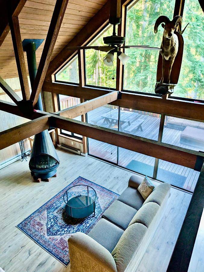 Camping voor 12 personen, met uitzicht en sauna in Cascade Range