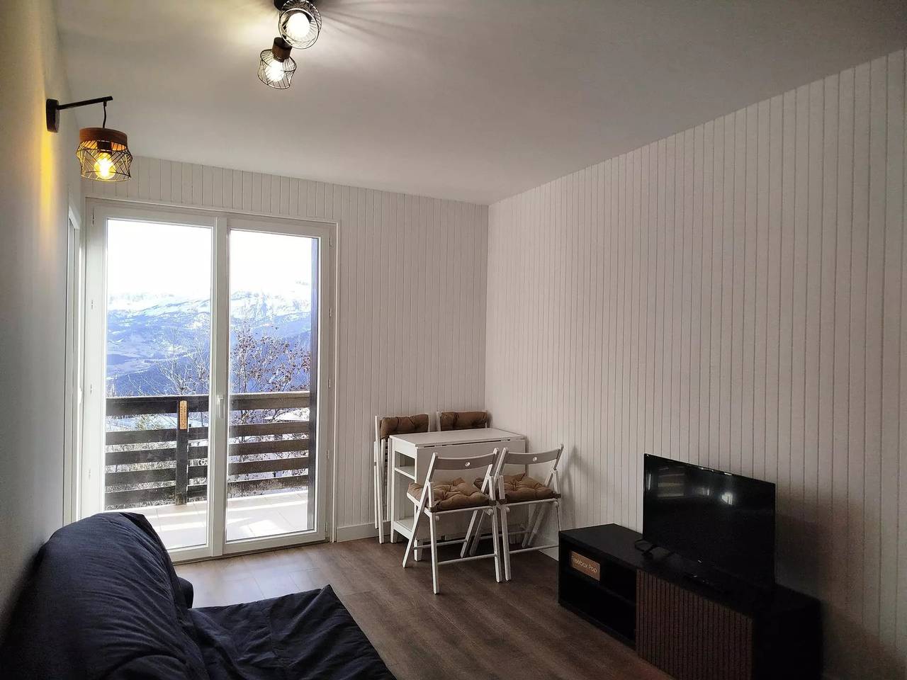 Apartamento entero, Estudio de 34m2, 4 personas expuestas Este, balcón con hermosa vista del valle in Pra-Loup, Uvernet-Fours