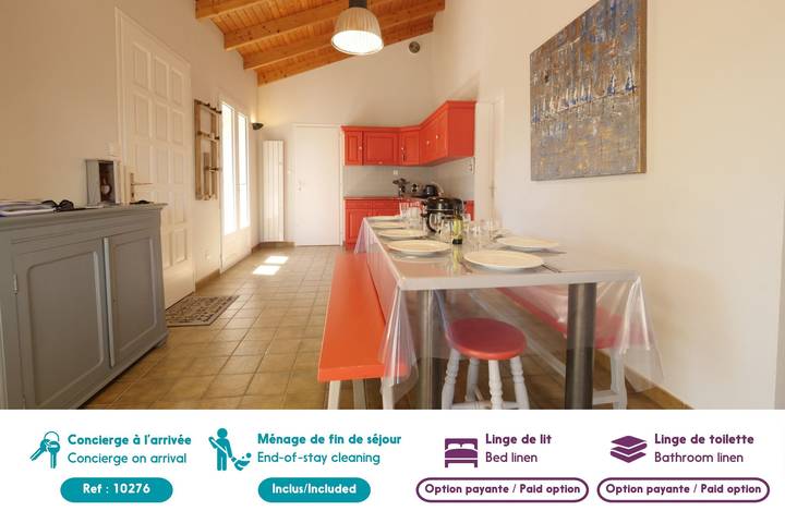 Location de vacances pour 10 personnes, avec jardin et terrasse, animaux acceptés à Bretignolles-sur-Mer - 3